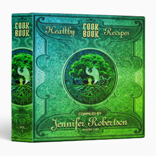 Healthy Recipes Cookbook Binder