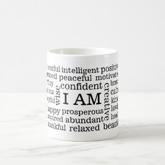 Healthy Self Image Positive Affirmations I AM Coffee Mug