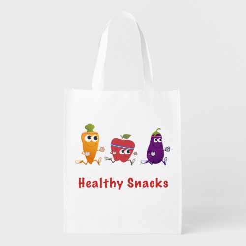 Healthy Snacks Grocery Bag