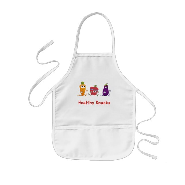 Healthy Snacks Kids' Apron (Front)