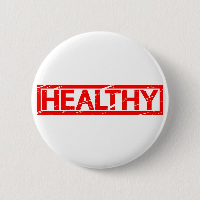 Healthy Stamp Button (Front)