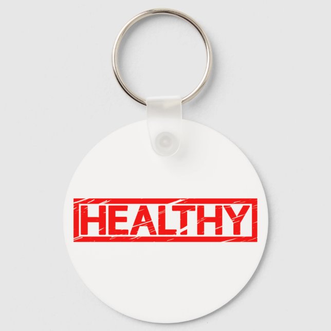 Healthy Stamp Keychain (Front)