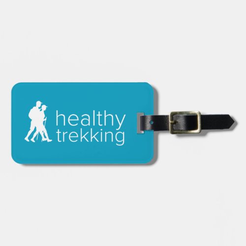 Healthy Trekking Turquoise Luggage Tag