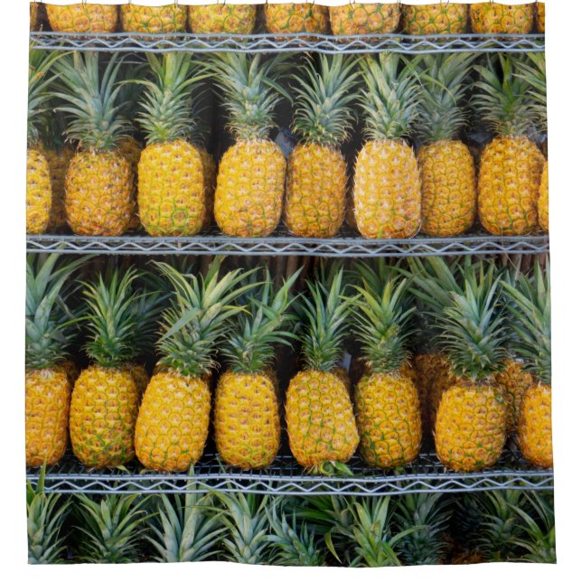 Healthy Vegetables Shower Curtain (Front)