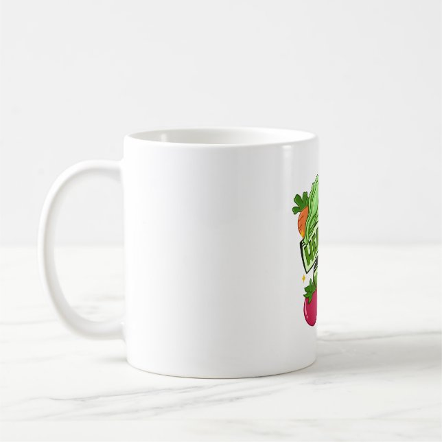 Healthy Veggie  Coffee Mug (Left)