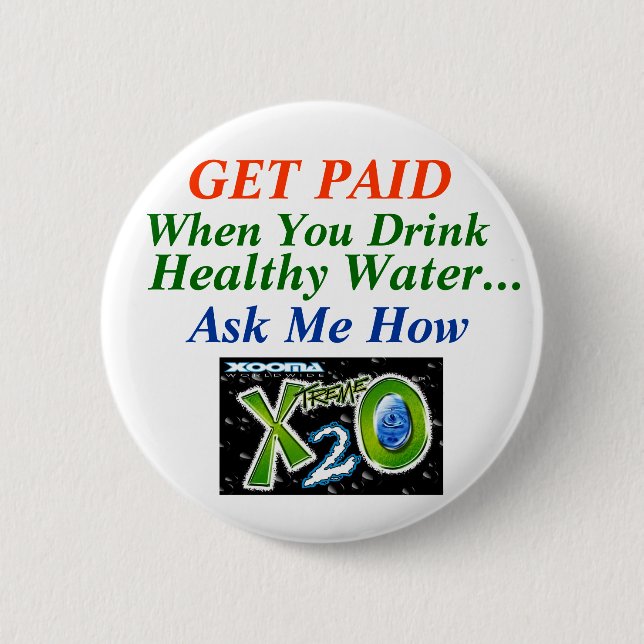 Healthy Water Loss Button (Front)