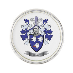 Healy Coat of Arms Lapel Pin