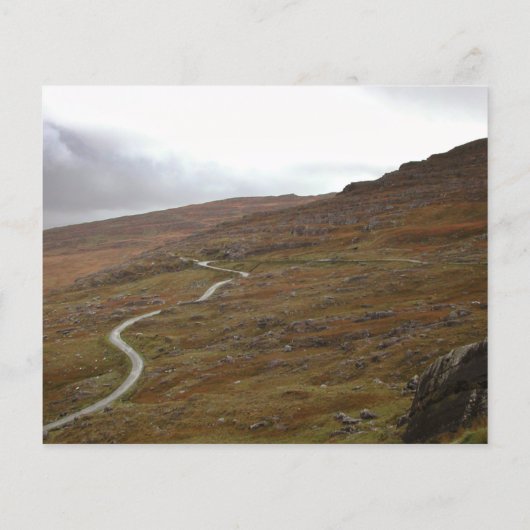 Healy Pass, Winding Road in Ireland. (Back)