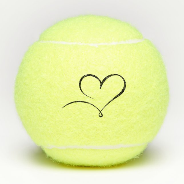 Hear Mark Durable Tennis Ball for Active Players (Front)