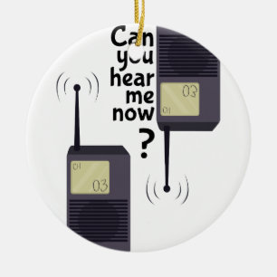 Hear Me Ceramic Ornament