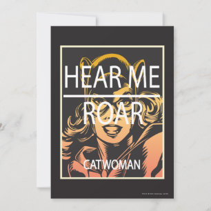 Hear Me Roar Invitation