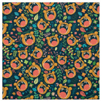 Hear Me Roar Kids Tiger Jungle Animal Fabric