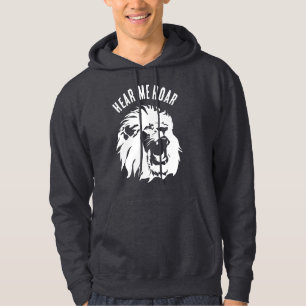 Hear Me Roar  Lion Face Hoodie