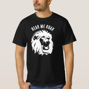 Hear Me Roar Lion Face T-Shirt