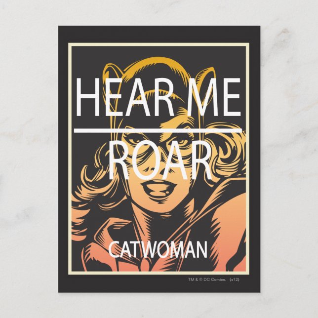 Hear Me Roar Postcard (Front)