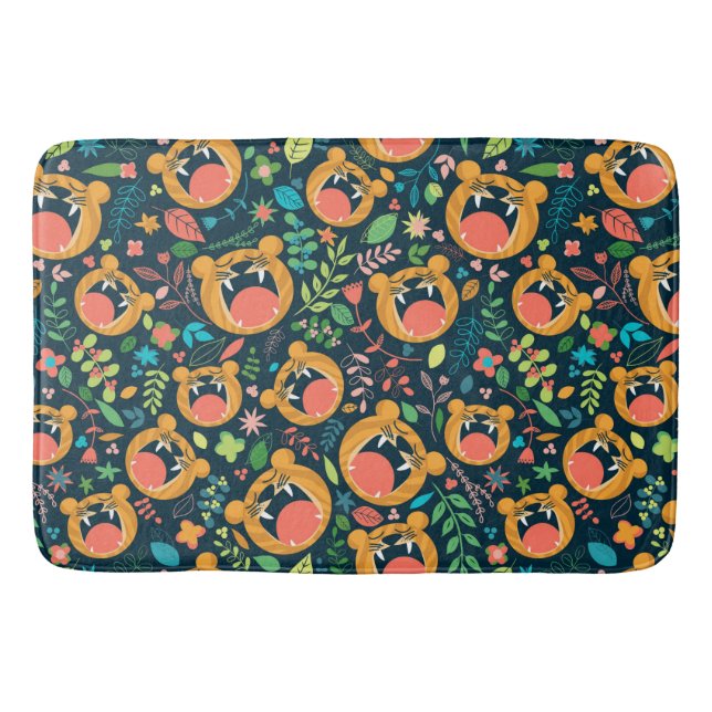 Hear Me Roar Tiger Jungle Animals Bath Mat (Front)