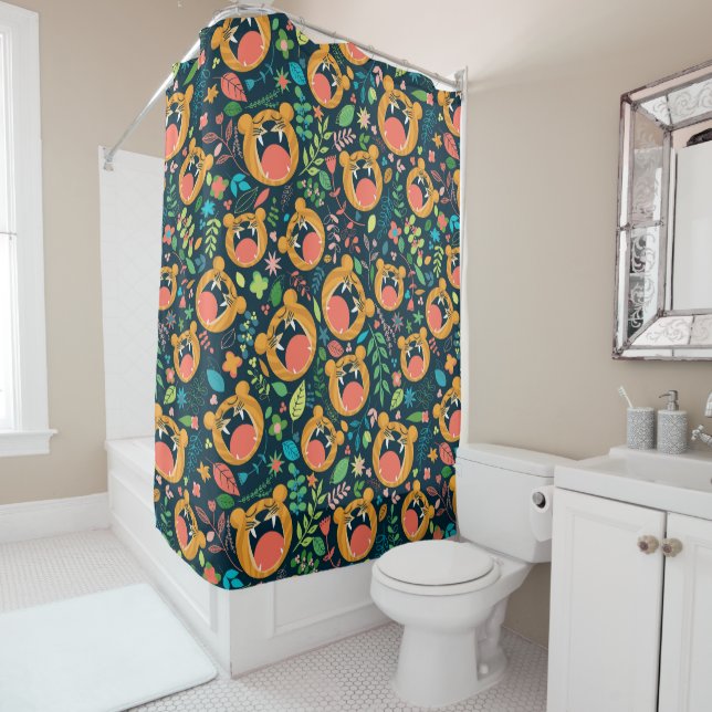 Hear Me Roar Tiger Jungle Animals Shower Curtain (In Situ)