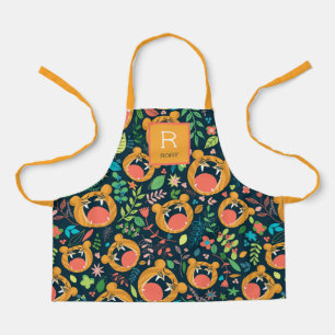 Hear Me Roar Tiger Jungle Personalized Apron