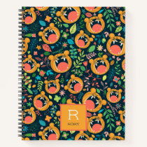 Hear Me Roar Tiger Jungle Personalized Notebook