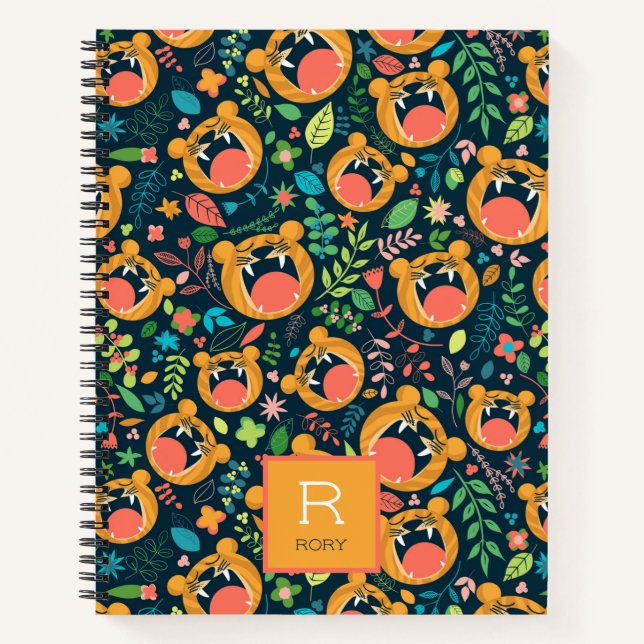 Hear Me Roar Tiger Jungle Personalized Notebook (Front)
