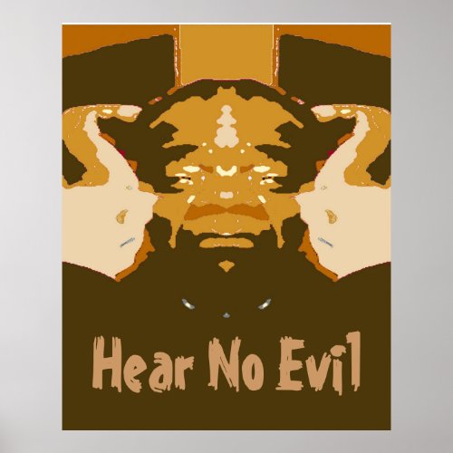 Hear No Evil edit text Poster