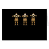 Hear No Evil Monkeys (Front Horizontal)