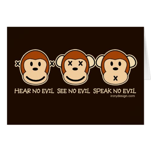 Hear No Evil Monkeys