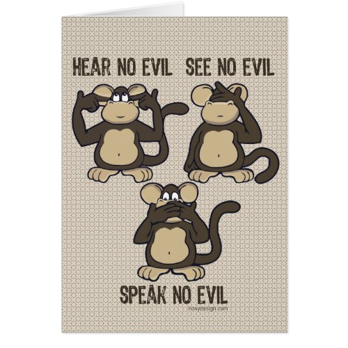 Hear No Evil Monkeys _ New