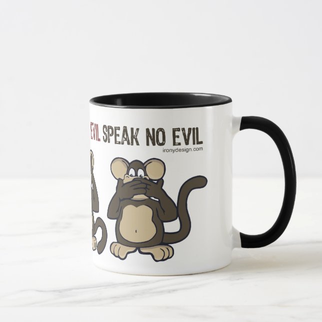 Hear No Evil Monkeys - New Mug (Right)