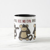 Hear No Evil Monkeys - New Mug (Center)