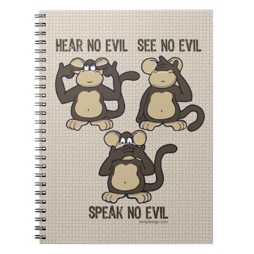Hear No Evil Monkeys _ New Notebook