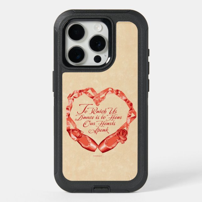 Hear Our Ballet Hearts iPhone 15 Pro Case (Back)