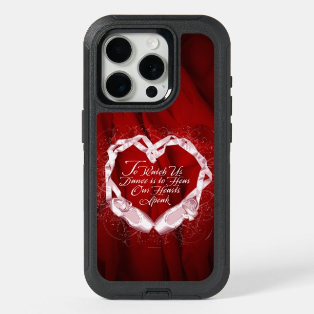 Hear Our Ballet Hearts iPhone 15 Pro Case (Back)