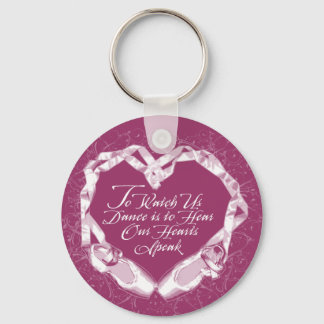Hear Our Ballet Hearts Keychain