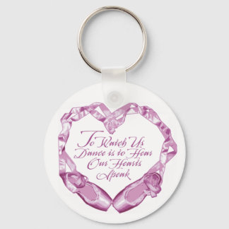 Hear Our Ballet Hearts Keychain