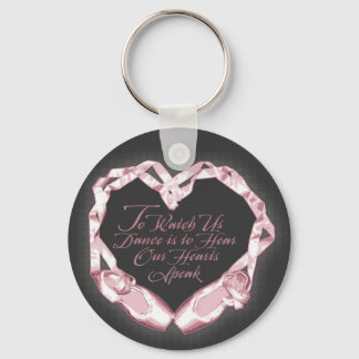 Hear Our Ballet Hearts Keychain