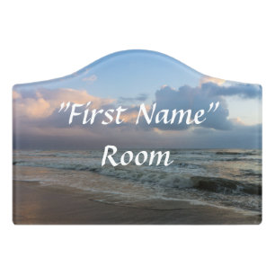 Hear The Waves Door Sign