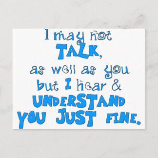 Hear & Understand Postcard