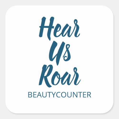 Hear Us Roar Sticker Beautycounter