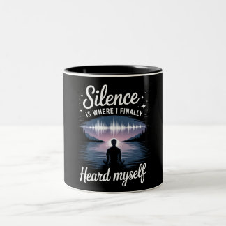 Hear Yourself - Surreal Lakeside Reflection Mug