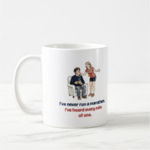 Heard Every Mile Funny Mug for a Runner's Husband