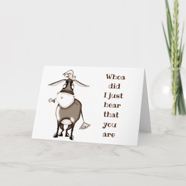 HEARD THE NEWS YOU ARE **RETIRING" CARD (Front)