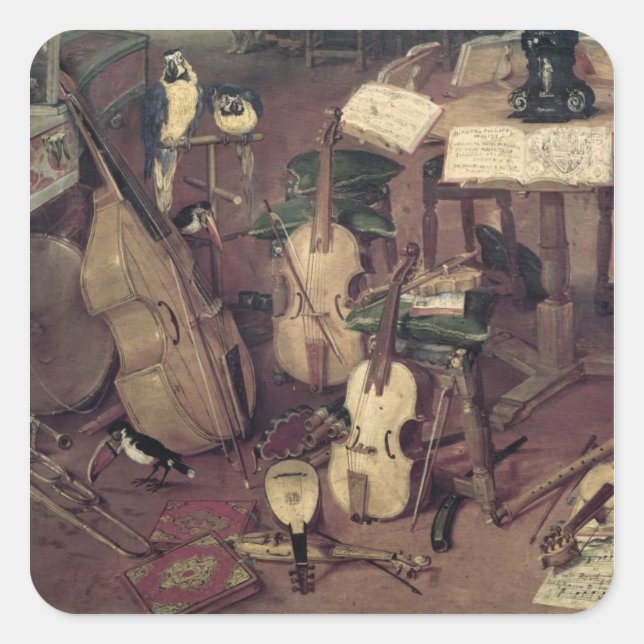 Hearing, 1617 square sticker (Front)