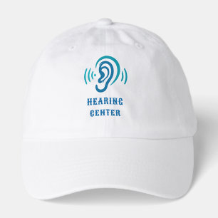 👂 Hearing Center Logo For Audiology Clinic 💙 Hat