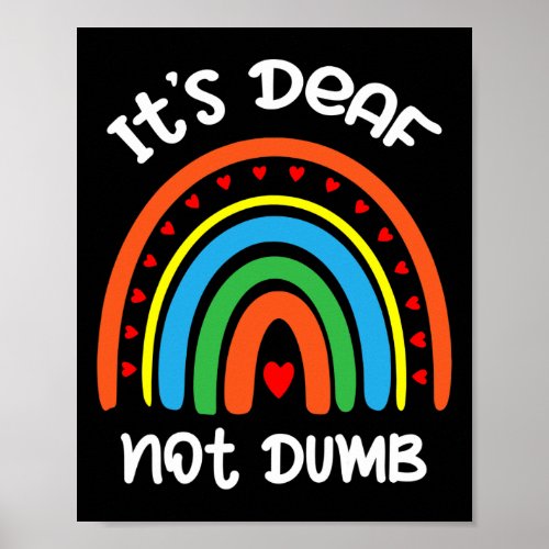 Hearing _ Deaf _ Unable To Hear _ Deaf Awareness A Poster