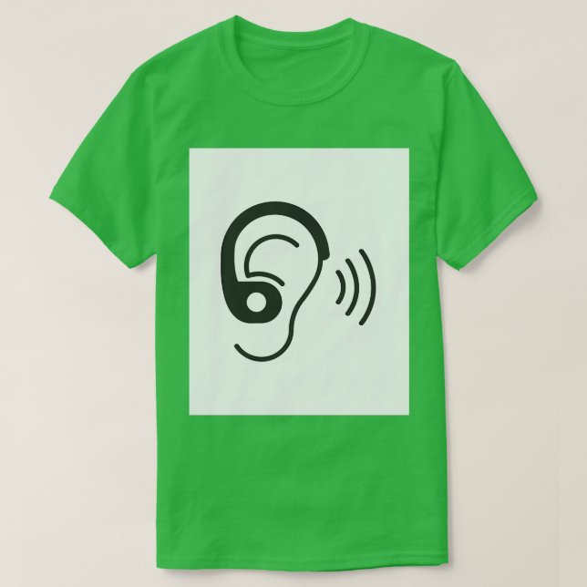 Hearing Impaired 2 T-Shirt (Design Front)