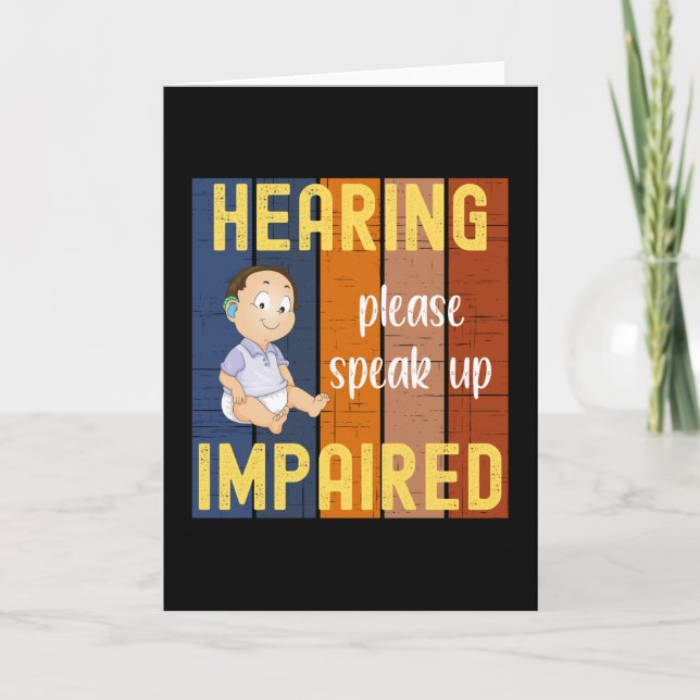 Hearing Impaired Card (Front)