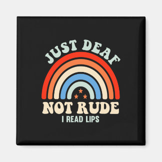 Hearing Impaired Deaf Asl Sign Language Just Deaf Magnet