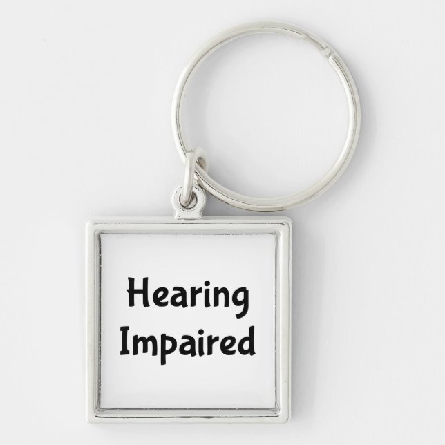 Hearing Impaired Keychain (Front)