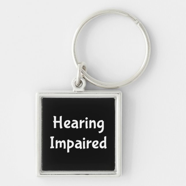 hearing impaired keychain (Front)